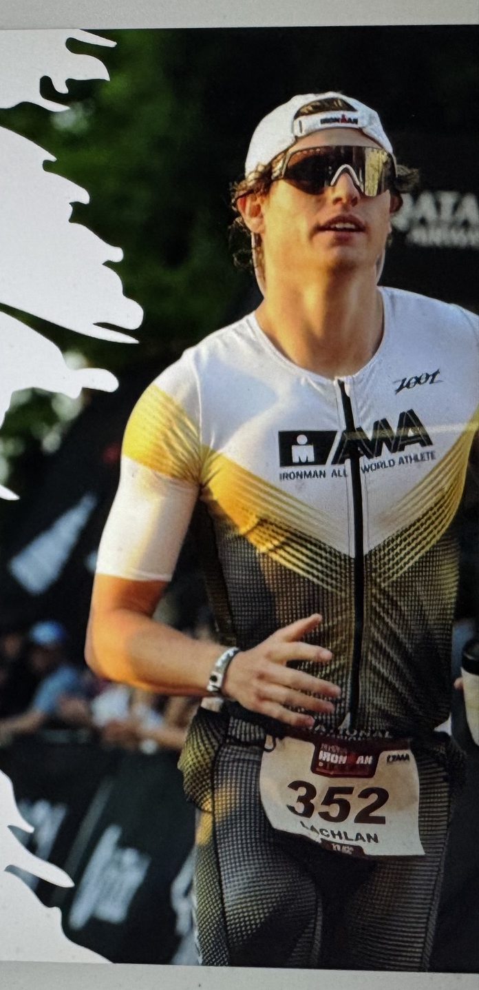 Lachlan Laner racing Ironman